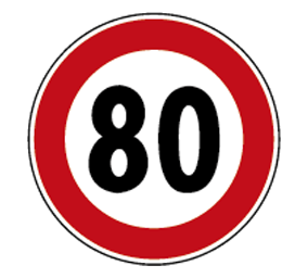LIMITE MASSIMO DI VELOCITÀ ...KM/H