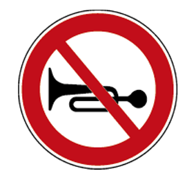 DIVIETO DI SEGNALAZIONI ACUSTICHE