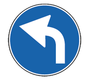 PREAVVISO DIREZIONE OBBLIGATORIA A SINISTRA