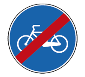 FINE PISTA CICLABILE