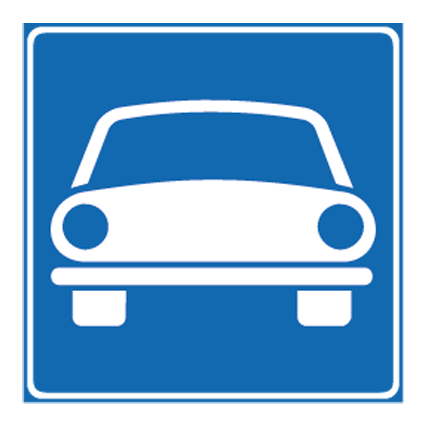 STRADA RISERVATA AI VEICOLI A MOTORE