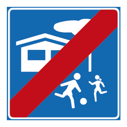 FINE ZONA RESIDENZIALE