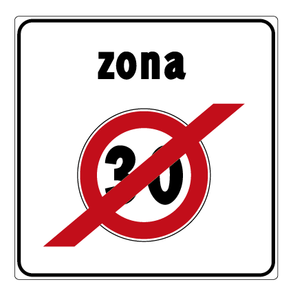 FINE ZONA A VELOCITÀ LIMITATA