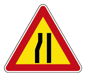 STRETTOIA ASIMMETRICA A SINISTRA